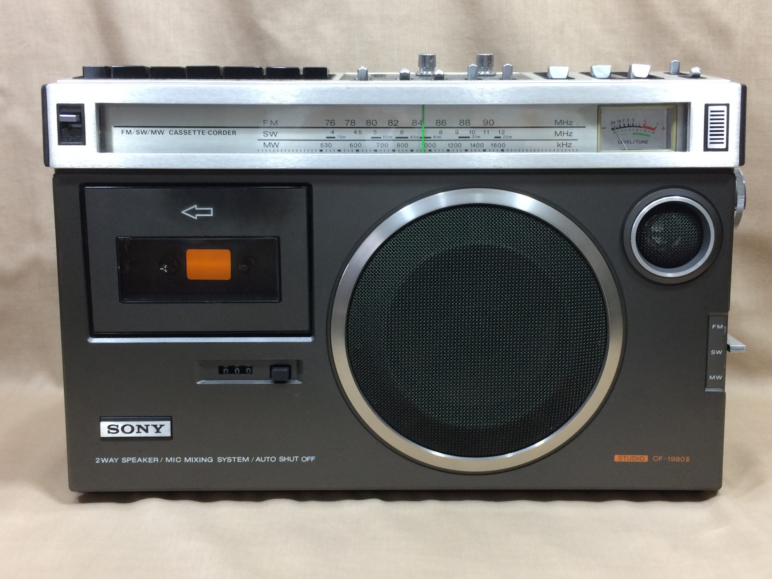 SONY／ソニー／ラジカセ／CF-1980Ⅱ ソニー CF-1980Ⅱ – 2代目にして極まる完成度 | 【昭和レトロ