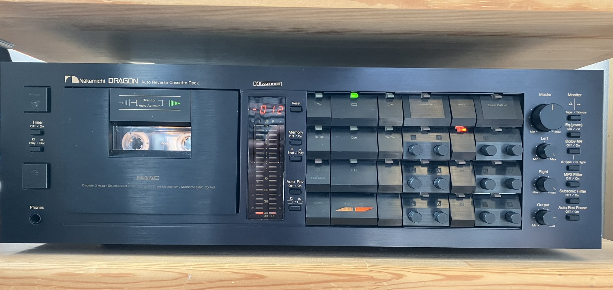 ☆極上品☆【再生録音確認済み】Nakamichi DRAGON カセットデッキ ナカミチ DRAGON – あらゆるテープを鳴らし切る究極のカセットデッキ