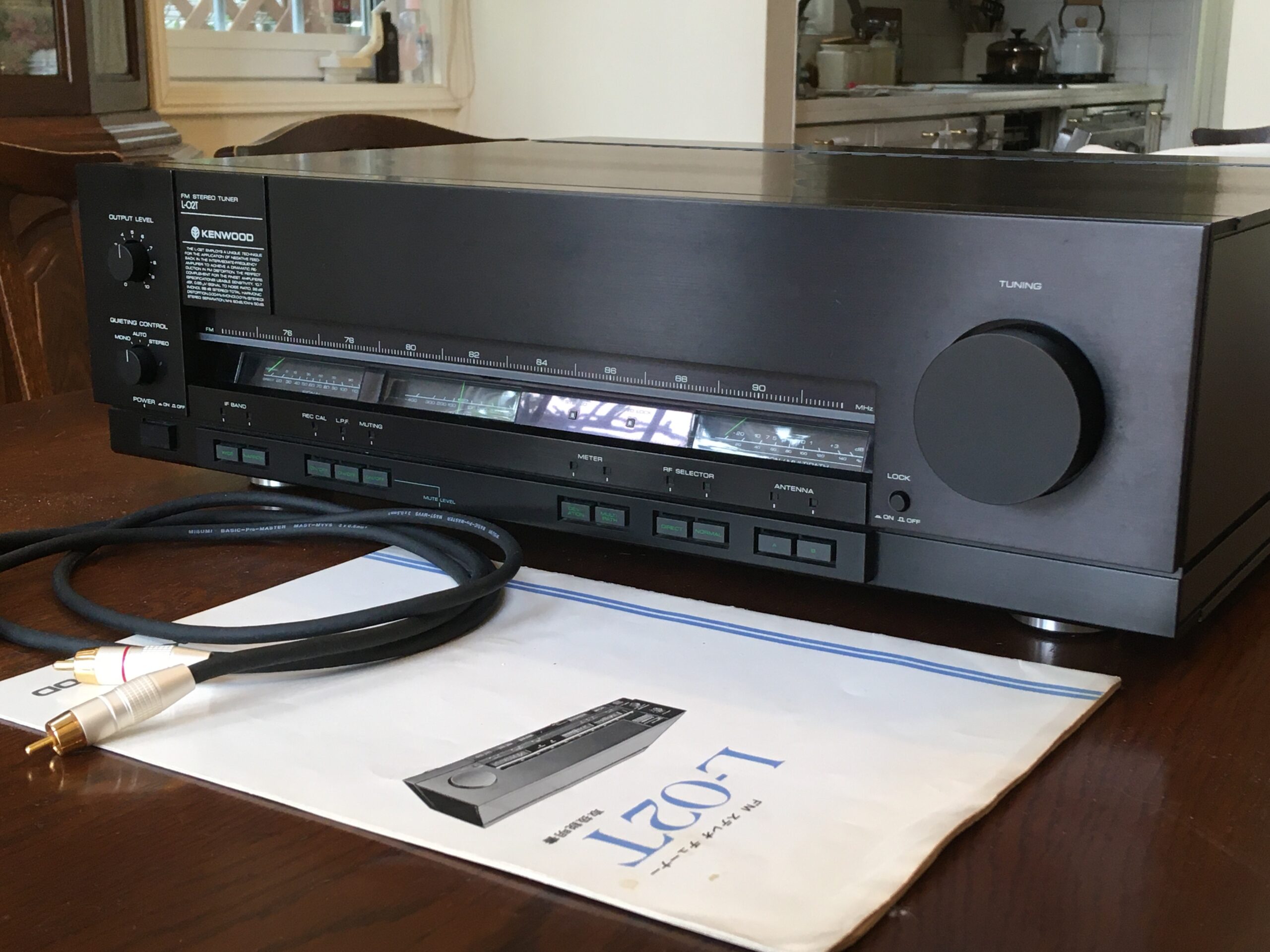 KENWOOD FMステレオチューナー L-02T ケンウッド L-02T – 性能も価格も超ド級のFMチューナー | 【昭和レトロ