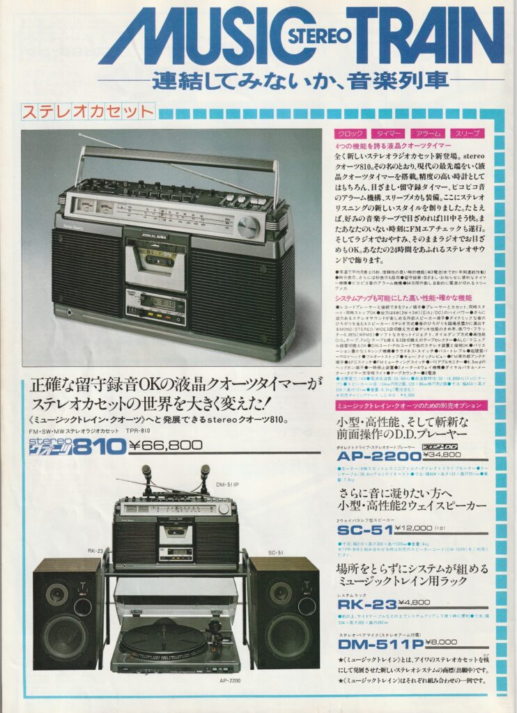 当時のラインアップ最上位機種